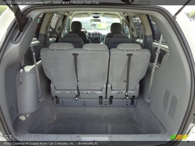 Stone White / Medium Slate Gray 2007 Dodge Grand Caravan SXT