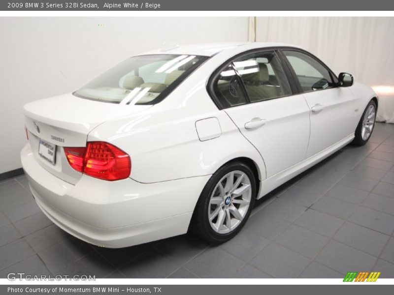 Alpine White / Beige 2009 BMW 3 Series 328i Sedan