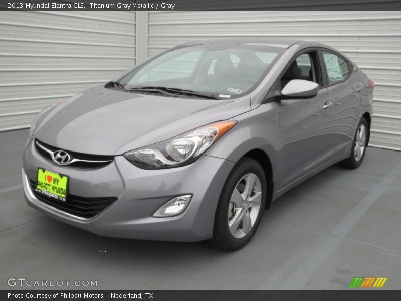 Titanium Gray Metallic / Gray 2013 Hyundai Elantra GLS