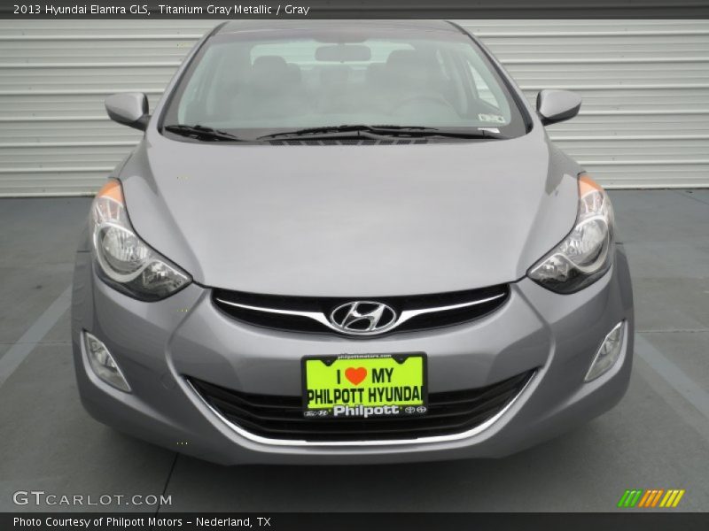 Titanium Gray Metallic / Gray 2013 Hyundai Elantra GLS