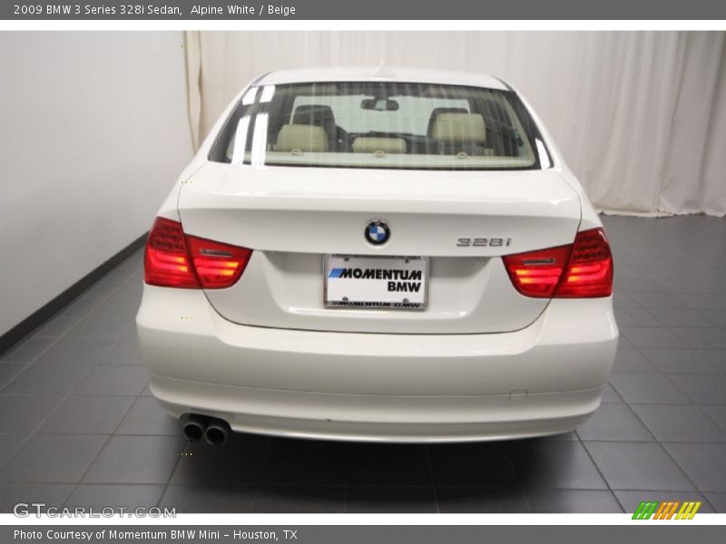 Alpine White / Beige 2009 BMW 3 Series 328i Sedan