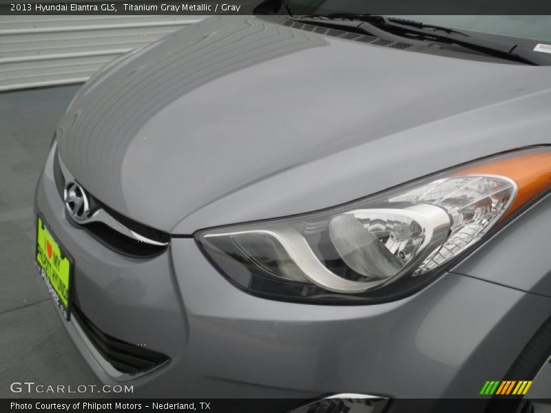 Titanium Gray Metallic / Gray 2013 Hyundai Elantra GLS