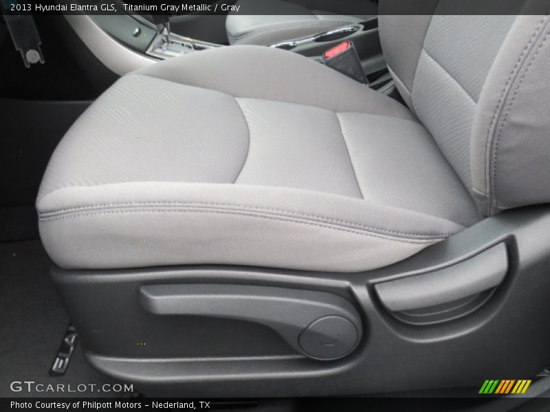 Front Seat of 2013 Elantra GLS