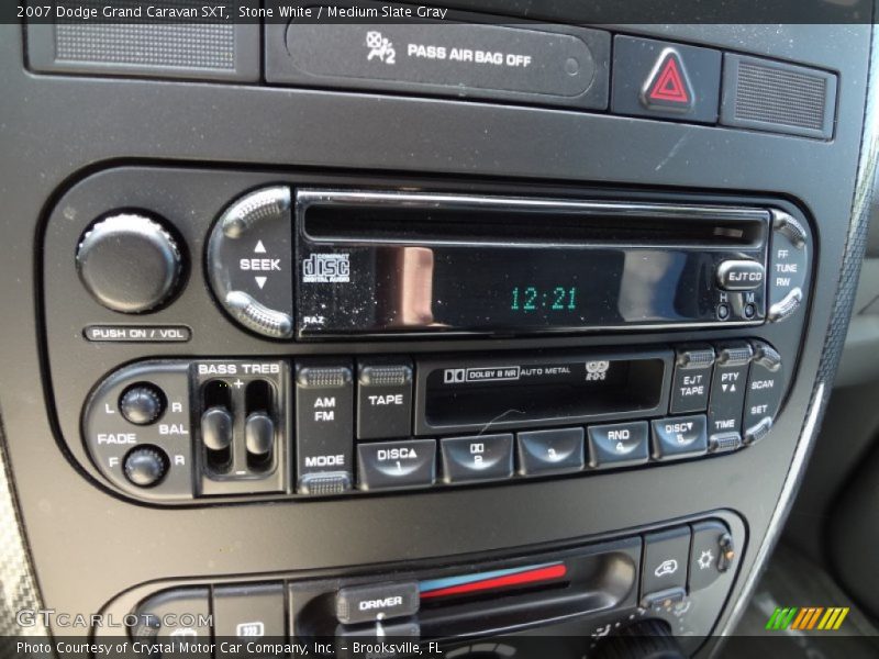 Stone White / Medium Slate Gray 2007 Dodge Grand Caravan SXT