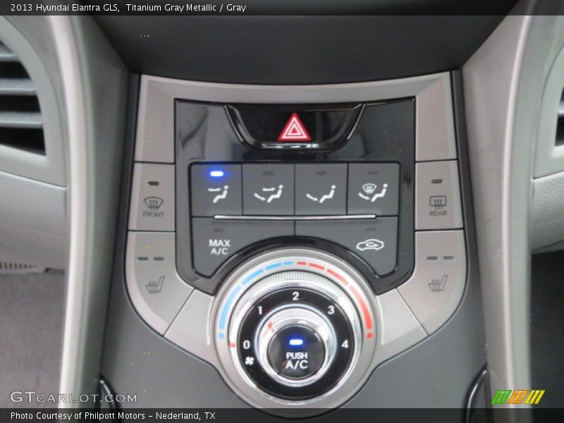 Controls of 2013 Elantra GLS