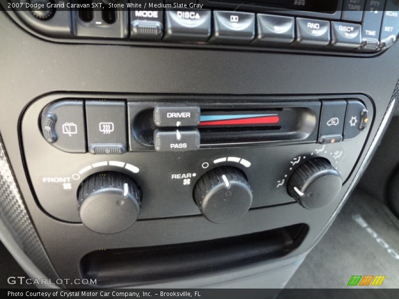 Stone White / Medium Slate Gray 2007 Dodge Grand Caravan SXT