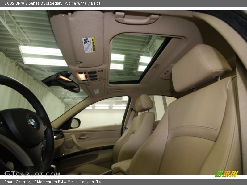 Alpine White / Beige 2009 BMW 3 Series 328i Sedan