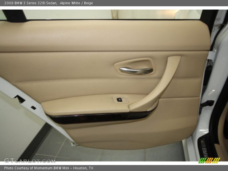 Alpine White / Beige 2009 BMW 3 Series 328i Sedan
