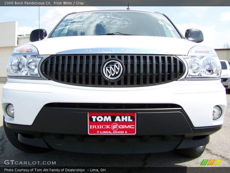 Frost White / Gray 2006 Buick Rendezvous CX