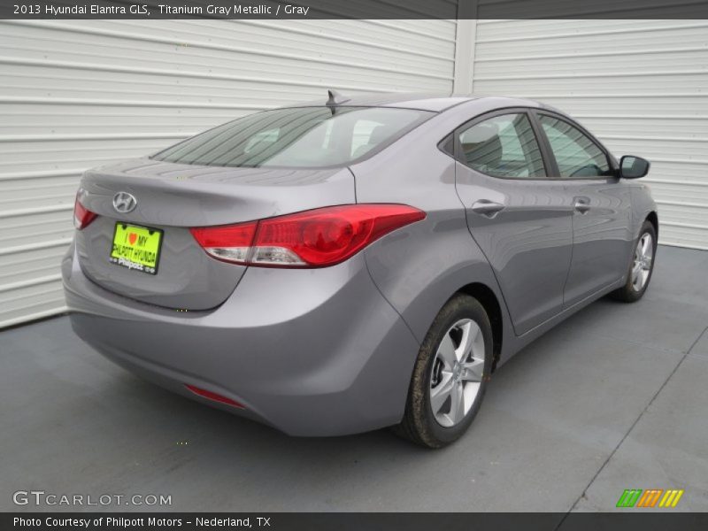 Titanium Gray Metallic / Gray 2013 Hyundai Elantra GLS