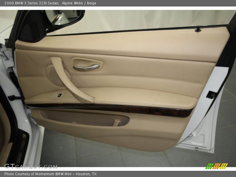 Alpine White / Beige 2009 BMW 3 Series 328i Sedan