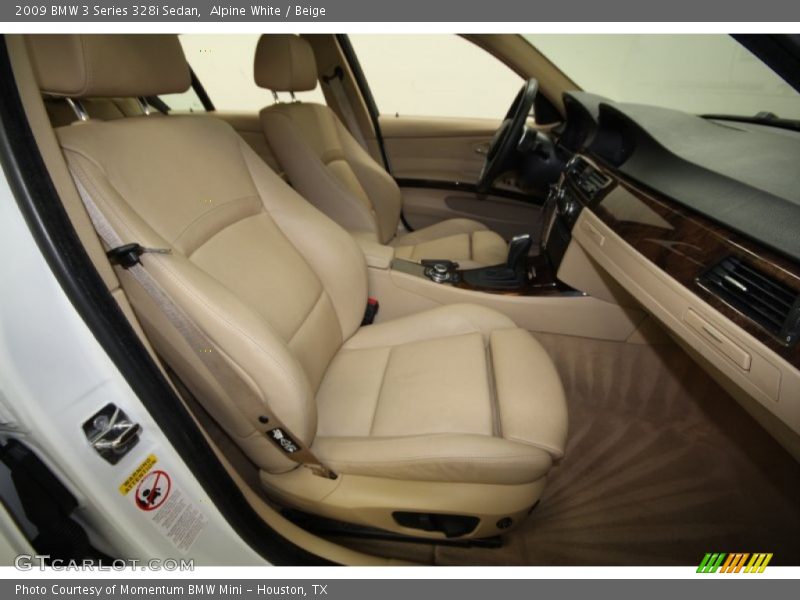 Alpine White / Beige 2009 BMW 3 Series 328i Sedan