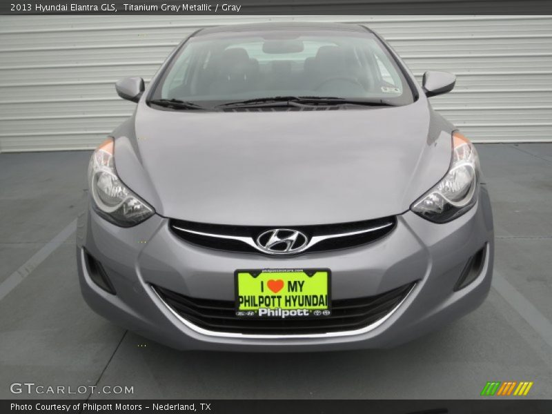 Titanium Gray Metallic / Gray 2013 Hyundai Elantra GLS