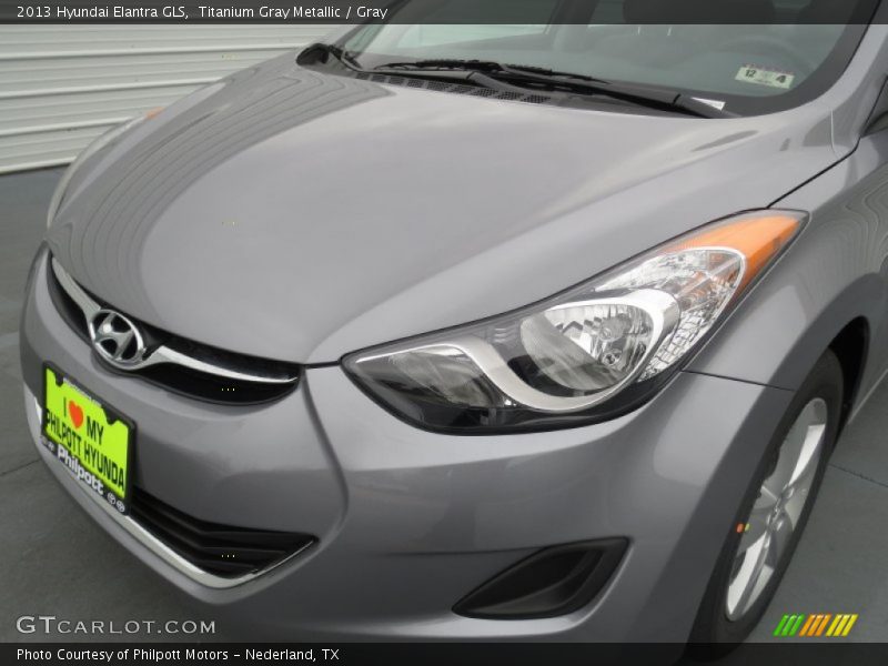 Titanium Gray Metallic / Gray 2013 Hyundai Elantra GLS