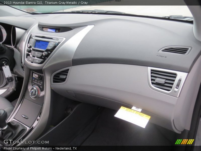 Titanium Gray Metallic / Gray 2013 Hyundai Elantra GLS