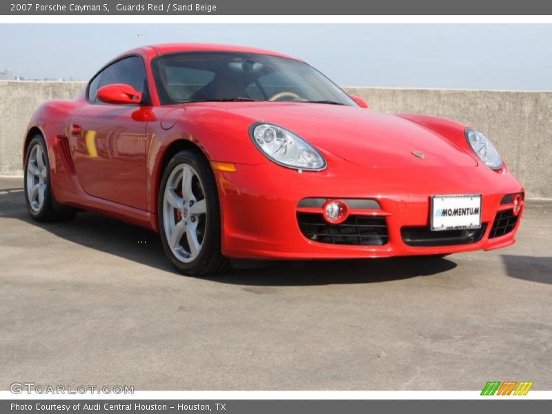 Guards Red / Sand Beige 2007 Porsche Cayman S