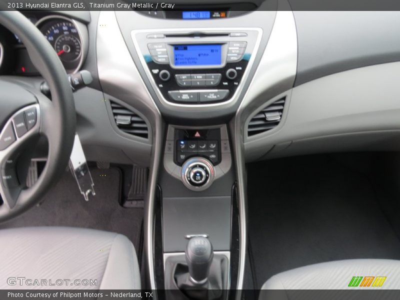 Titanium Gray Metallic / Gray 2013 Hyundai Elantra GLS
