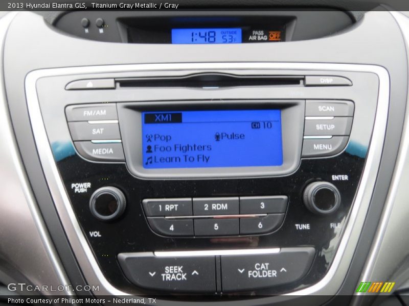 Titanium Gray Metallic / Gray 2013 Hyundai Elantra GLS