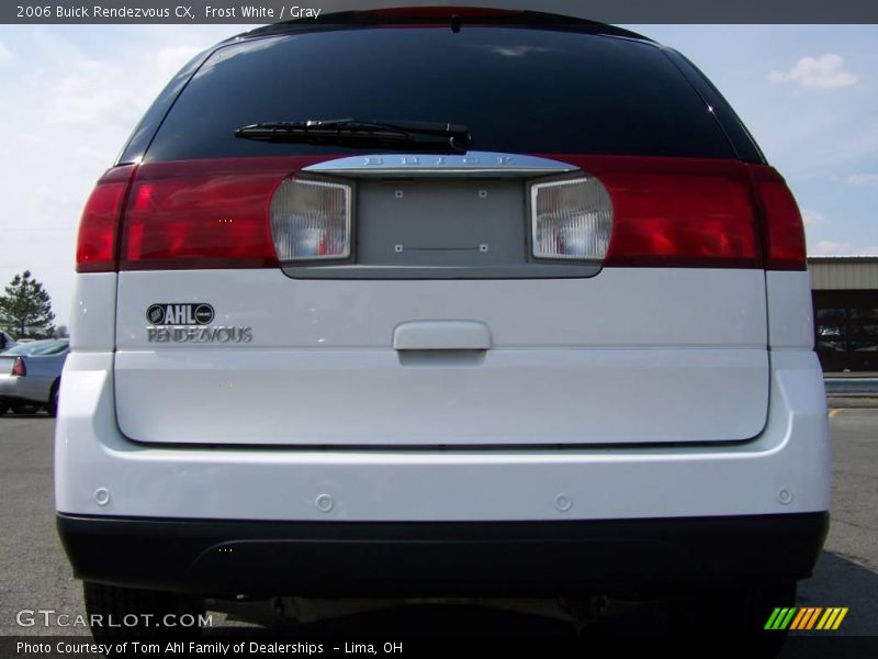 Frost White / Gray 2006 Buick Rendezvous CX