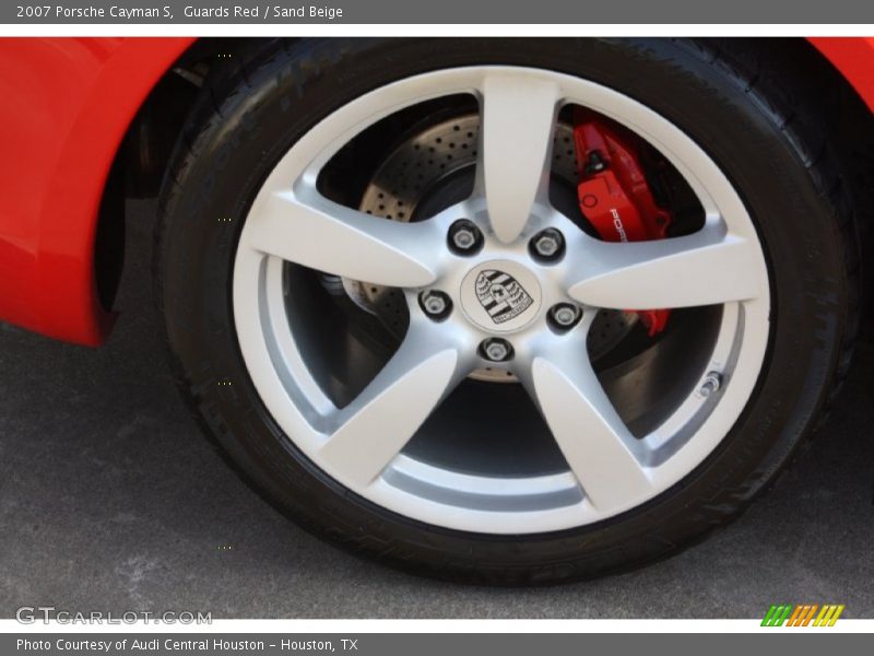 Guards Red / Sand Beige 2007 Porsche Cayman S