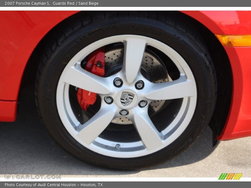 Guards Red / Sand Beige 2007 Porsche Cayman S