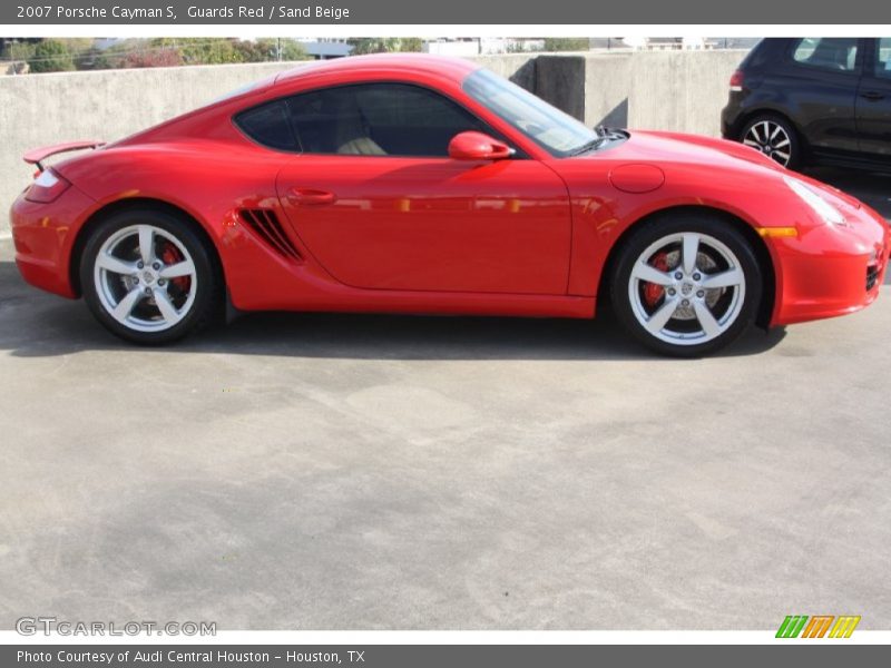 Guards Red / Sand Beige 2007 Porsche Cayman S