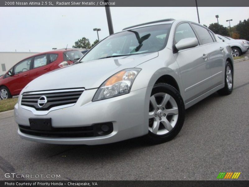 Radiant Silver Metallic / Charcoal 2008 Nissan Altima 2.5 SL