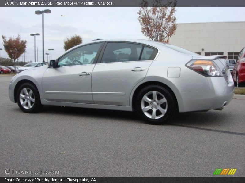 Radiant Silver Metallic / Charcoal 2008 Nissan Altima 2.5 SL