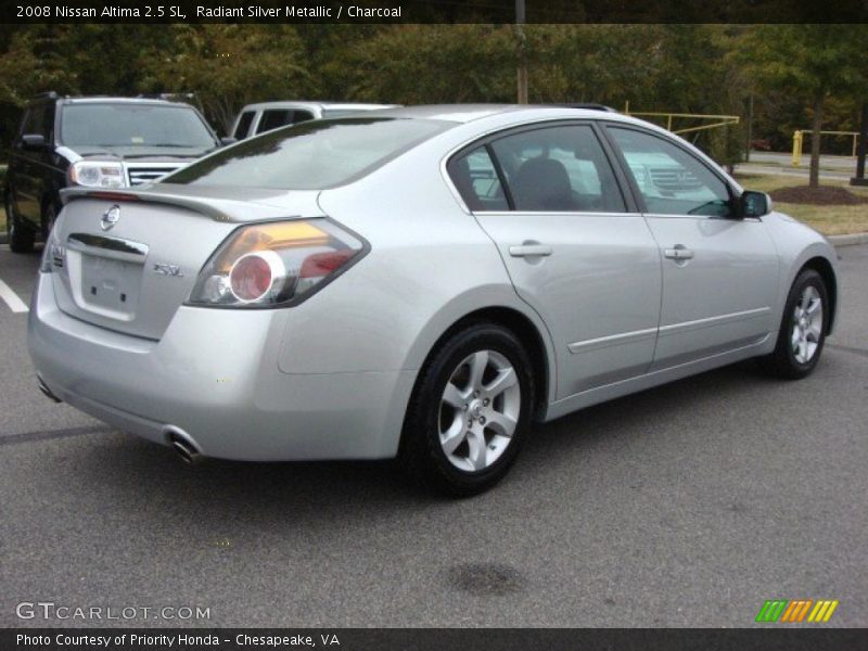 Radiant Silver Metallic / Charcoal 2008 Nissan Altima 2.5 SL