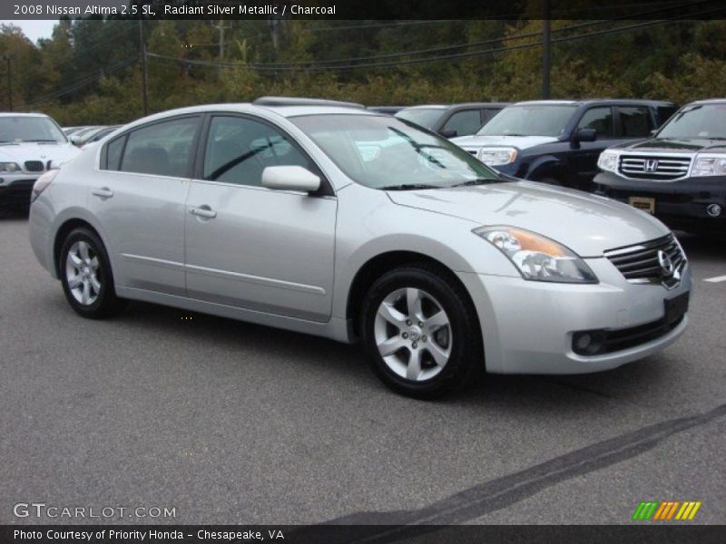 Radiant Silver Metallic / Charcoal 2008 Nissan Altima 2.5 SL