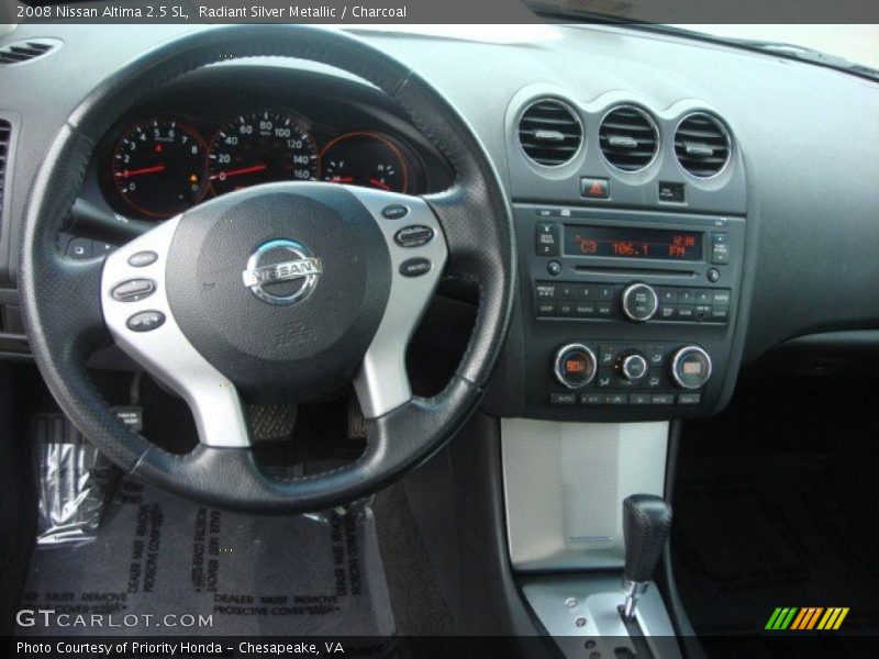 Radiant Silver Metallic / Charcoal 2008 Nissan Altima 2.5 SL