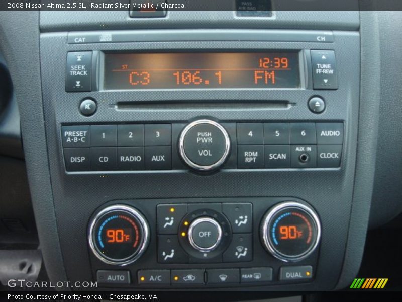 Radiant Silver Metallic / Charcoal 2008 Nissan Altima 2.5 SL