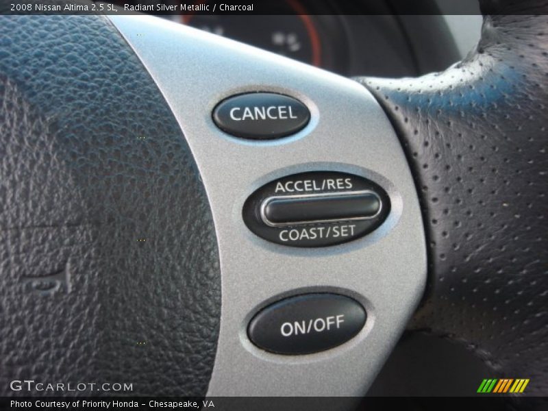 Radiant Silver Metallic / Charcoal 2008 Nissan Altima 2.5 SL