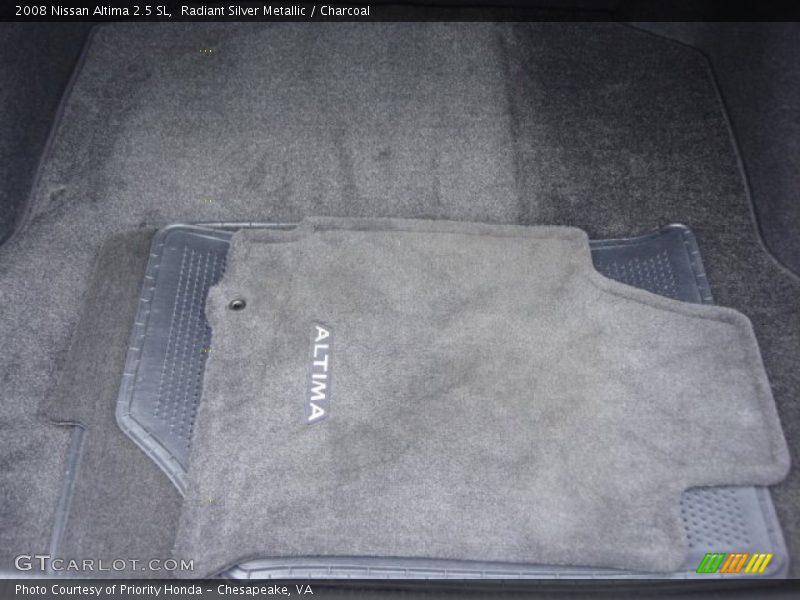 Radiant Silver Metallic / Charcoal 2008 Nissan Altima 2.5 SL
