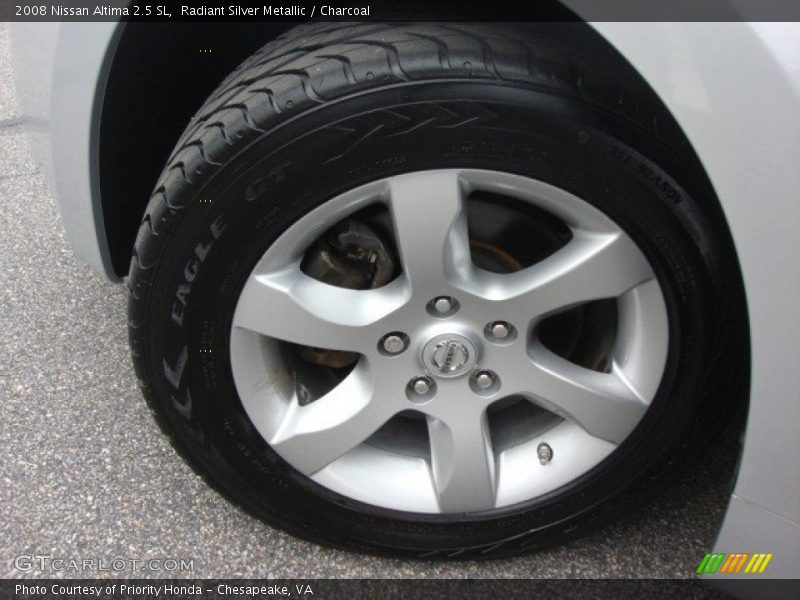 Radiant Silver Metallic / Charcoal 2008 Nissan Altima 2.5 SL