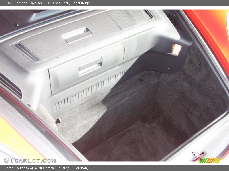 Guards Red / Sand Beige 2007 Porsche Cayman S
