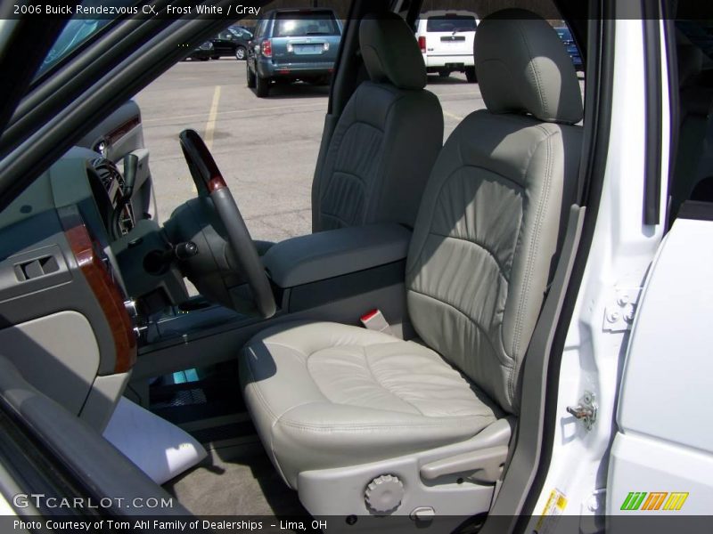 Frost White / Gray 2006 Buick Rendezvous CX