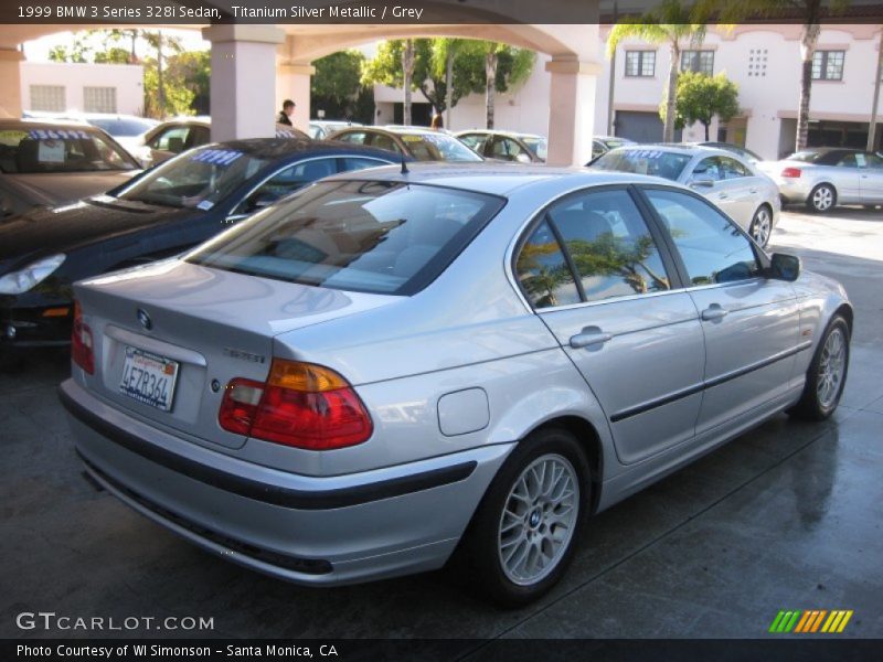 Titanium Silver Metallic / Grey 1999 BMW 3 Series 328i Sedan