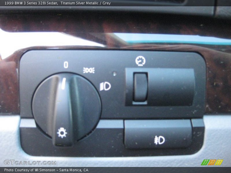 Titanium Silver Metallic / Grey 1999 BMW 3 Series 328i Sedan