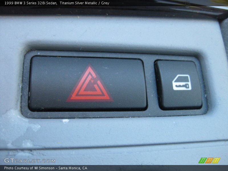 Titanium Silver Metallic / Grey 1999 BMW 3 Series 328i Sedan