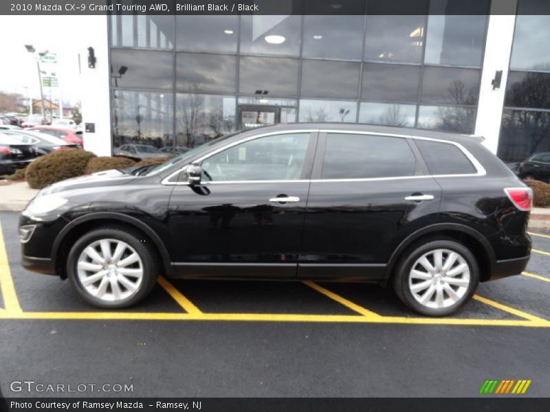 Brilliant Black / Black 2010 Mazda CX-9 Grand Touring AWD