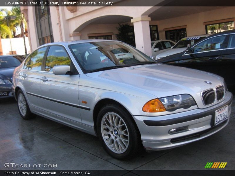 Titanium Silver Metallic / Grey 1999 BMW 3 Series 328i Sedan