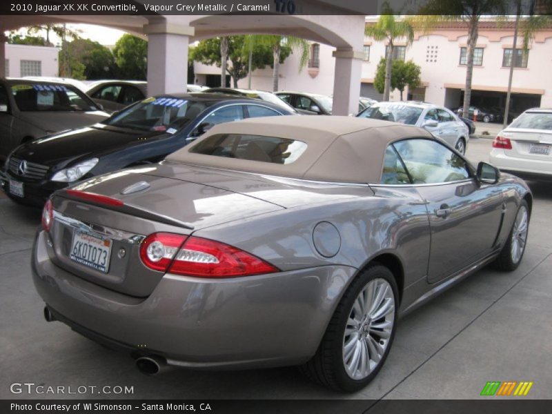 Vapour Grey Metallic / Caramel 2010 Jaguar XK XK Convertible