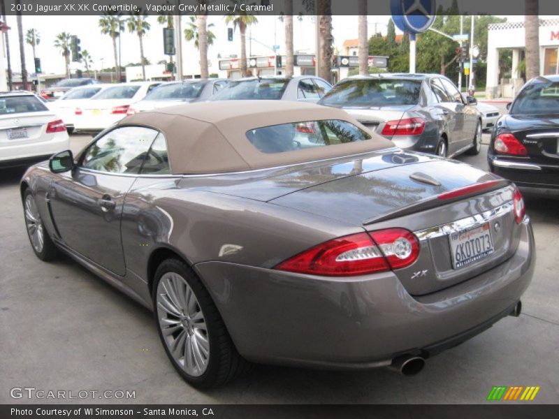 Vapour Grey Metallic / Caramel 2010 Jaguar XK XK Convertible