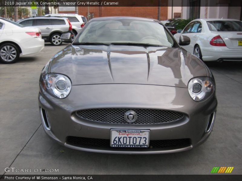 Vapour Grey Metallic / Caramel 2010 Jaguar XK XK Convertible