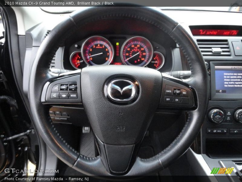 Brilliant Black / Black 2010 Mazda CX-9 Grand Touring AWD