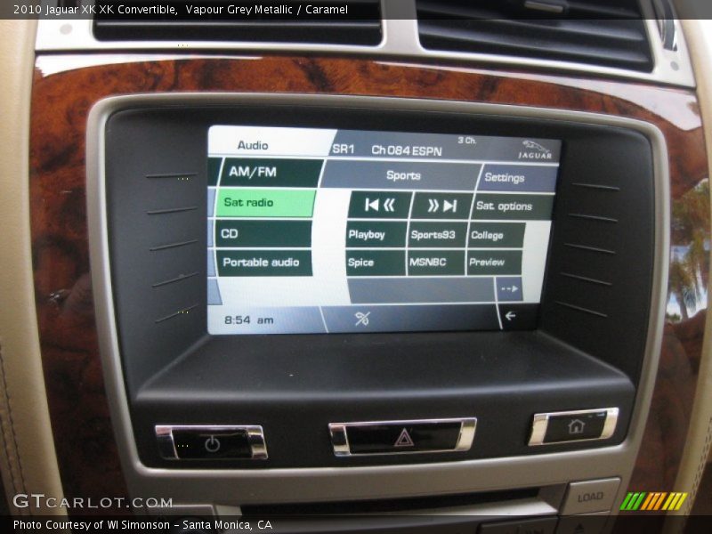 Vapour Grey Metallic / Caramel 2010 Jaguar XK XK Convertible