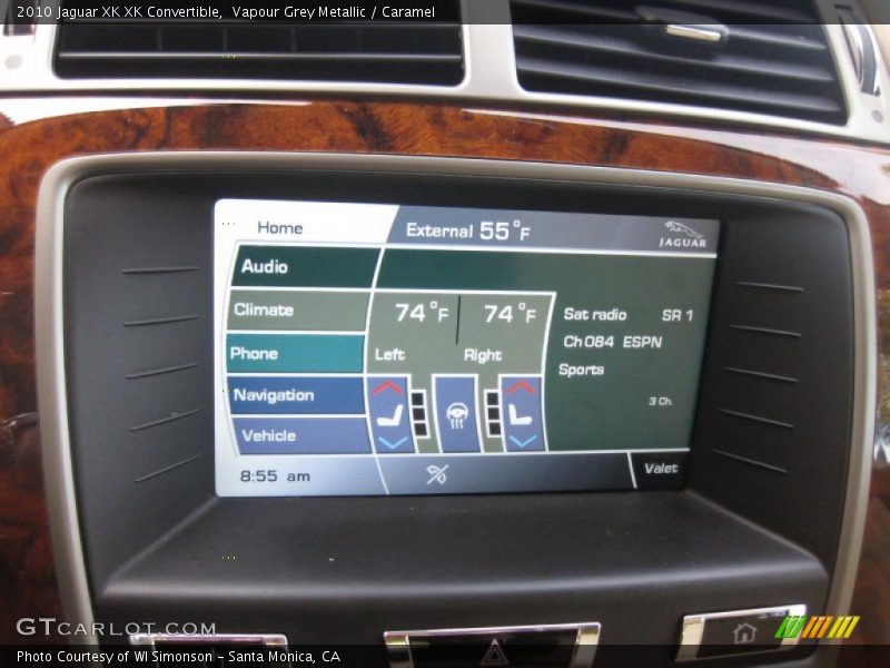 Vapour Grey Metallic / Caramel 2010 Jaguar XK XK Convertible