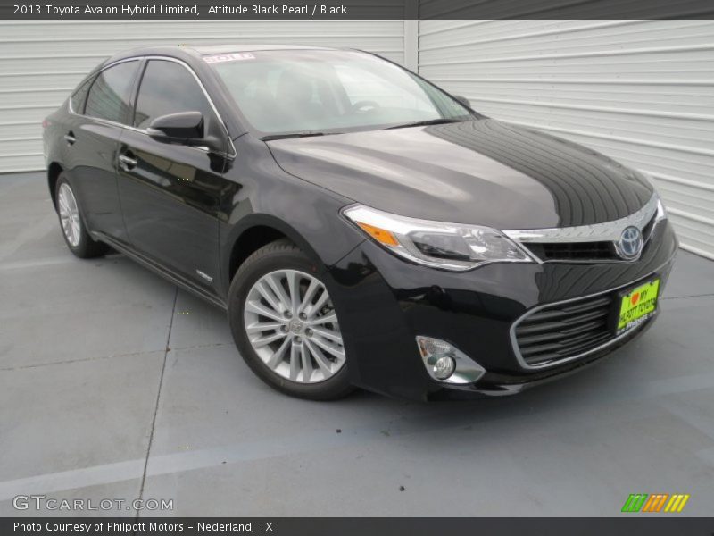 Attitude Black Pearl / Black 2013 Toyota Avalon Hybrid Limited