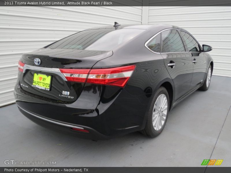 Attitude Black Pearl / Black 2013 Toyota Avalon Hybrid Limited